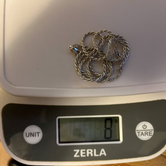 Vintage Mexican Red Jasper & Sterling Silver Pendant w/fine Italian Silver Chain - Picture 13 of 14